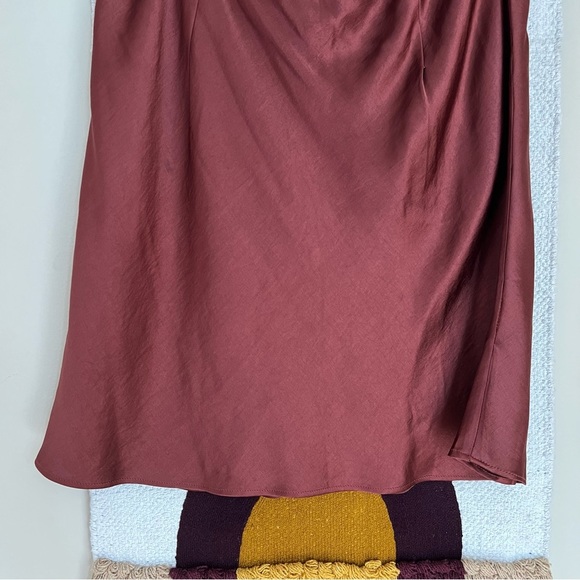 Madewell Brown Satin Skirt - Picture 10 of 10